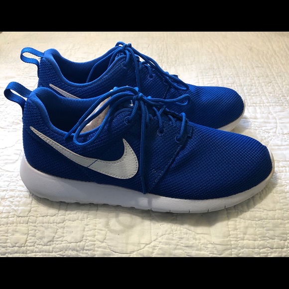Nike Other - NIKE ROSHE ONE BLUE KNIT FIT RUNNING SHOES